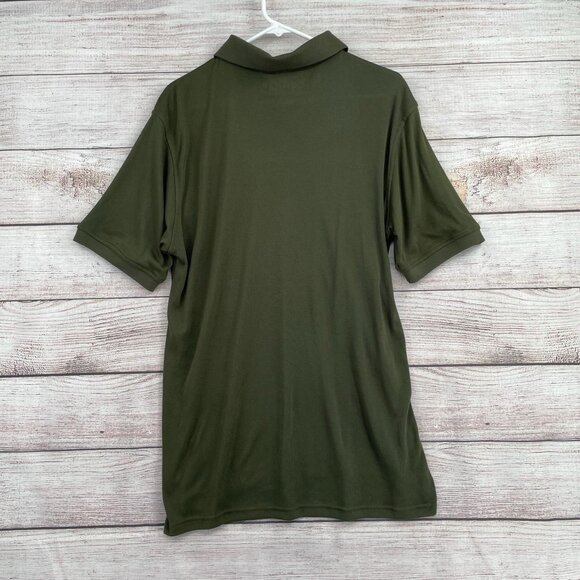 Laird Limited Edition 1/4 Zip Turtle Embroidered Polo Shirt Men's Size XL Green‎ - Picture 2 of 8